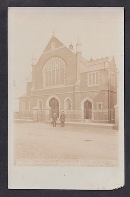 Wales Glamorgan Bridgend ABERKENFIG Baptist Chapel c1900/10s RPPC by E Miles