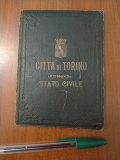 CITTÀ DI TORINO STATO CIVILE LIBRETTO 1924