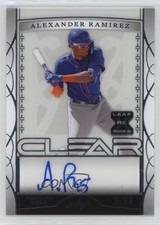 2022 Leaf Trinity Clear Silver Foil 5/99 Alexander Ramirez #CA-CP1 Auto 19n6