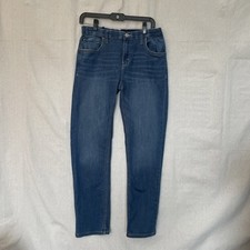 Levi  s 502 Boys 18Reg Jeans Adjustable Waist Medium Wash Straight Leg Denim