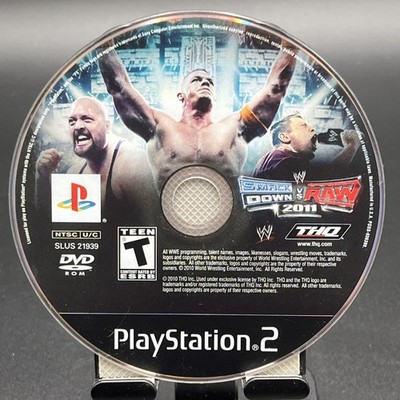 WWE SmackDown vs. Raw 2011 (Sony PlayStation 2, 2010) PS2 DISC ONLY