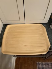 Vintage Rubbermaid 1181 Beige Dish Drainer Tray 20  x16  USA Drainboard Cracked
