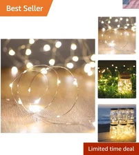 Enchanting 10Ft 30 LED Fairy String Lights - Perfect for Indoor & Outdoor Events