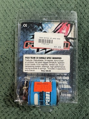 Vintage Fantom 19T Brushed Motor / F423 / Team Edition Spec Mod!!!