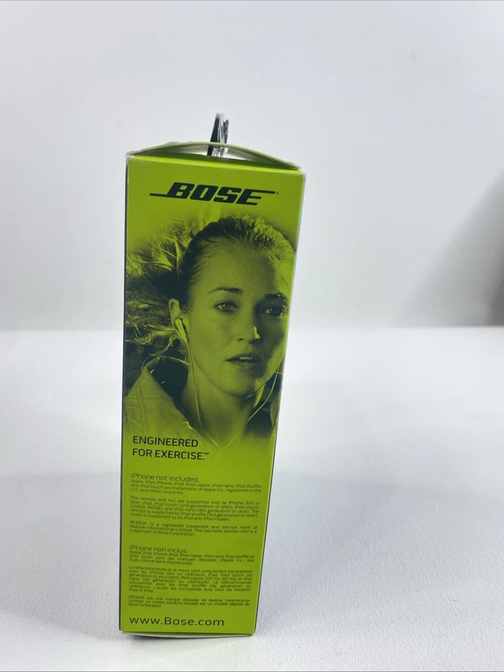 BOSE SIE2i Sport Headphones Reebok Armband  Apple iPhone Green New (Open Box) - Image 3 of 4