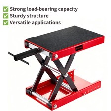 Stable 500kg Motorcycle Lift Scissor Motorbike Vehicle Lift Stand Jack 1100LBS