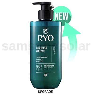 RYO Deep Cleansing Cooling Shampoo 480ml for Oily Scalp, Daily Refresh Hair Care