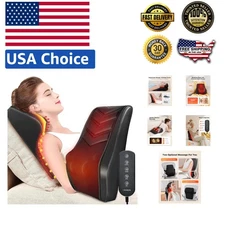 Relaxing 3D Neck and Back Massager with Heating Zones - Perfect Gift for All