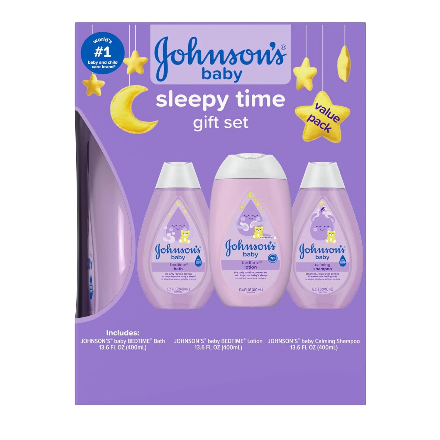 Johnson'S Baby Sleepy Time Gift Set with Calming Bedtime Bath, Bedtime Lotion &
Opens in a new windo