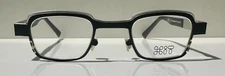 XIT Eyeglasses Square Silver Black France V854 42-26-135