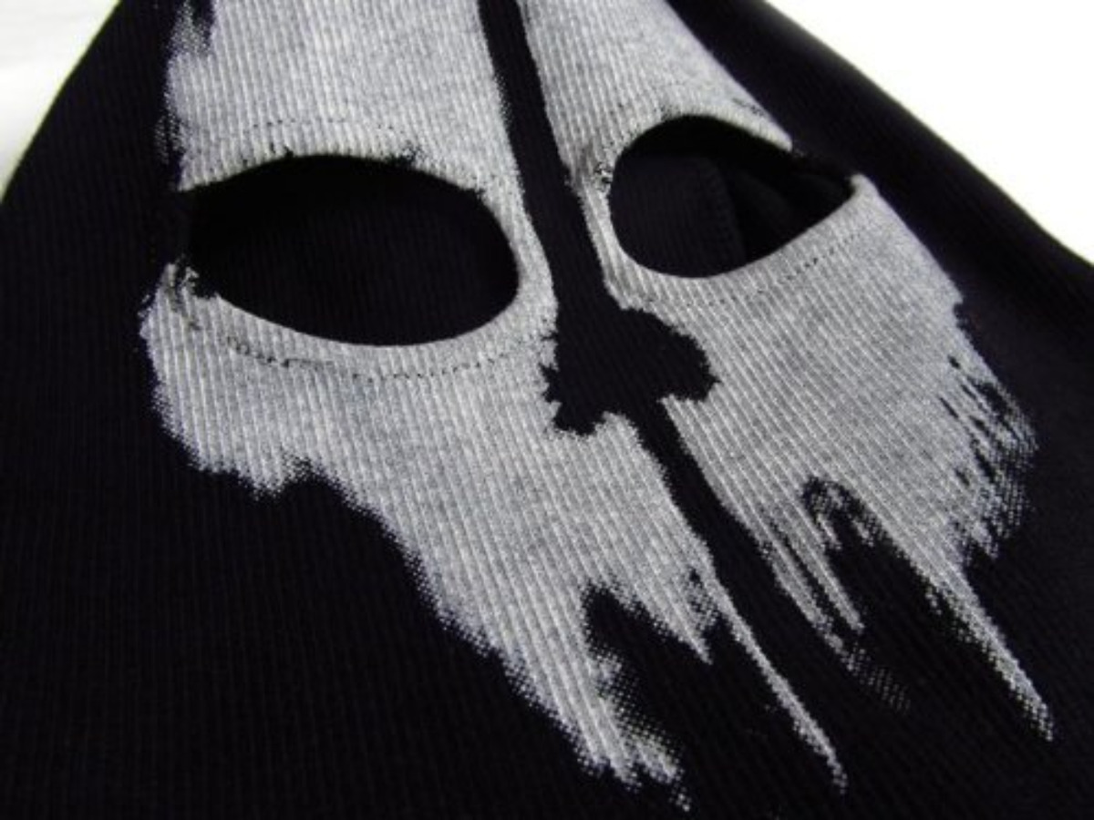 Black Balaclava Ghost Mask Call of Duty Ghost Mask Windproof Warm