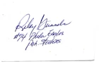 Riley Gunnels Signed Index Card / Autographed NFL Football Pittsburgh Steelers