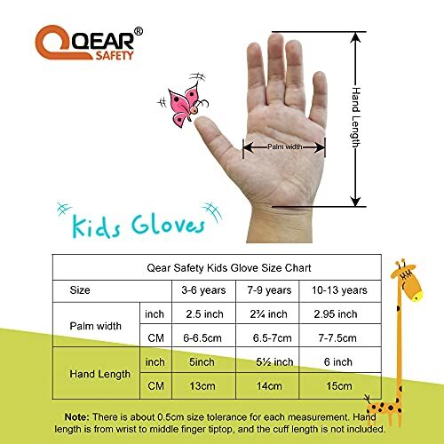 PACIFIC 3 Paires De Gants De Jardinage Pour Enfants De 3 à 6 Ans Gants De Jar