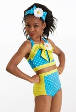 Weissman 11627, "Dive in the Pool," Blue and Yellow Costume, Size LA