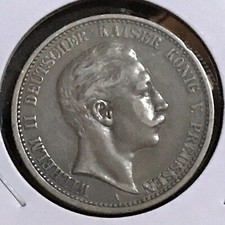 German States Prussia KM 522 XF Tine Rim Dig 1904 A