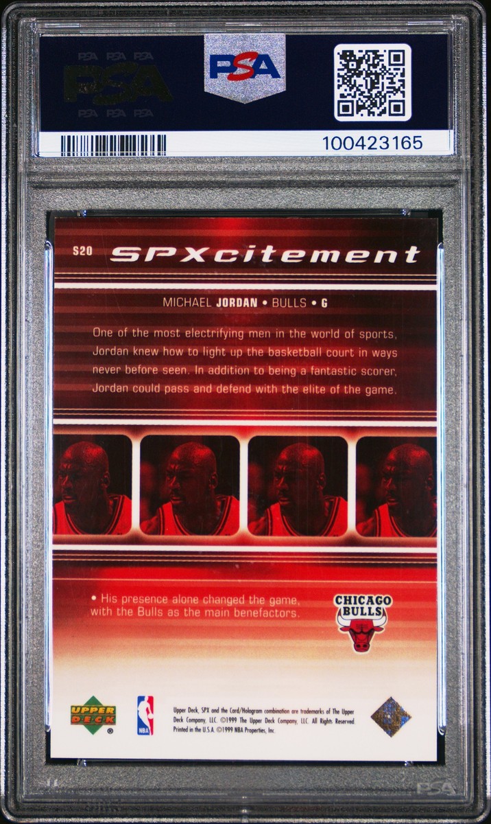 1999 SPX SPXCITEMENT #S20 MICHAEL JORDAN PSA 9 | eBay