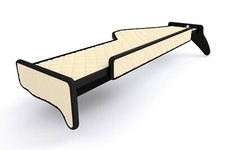 TAVOLO LUNGO CRUSCOTTO CABINA IN LEGNO CHAMPAGNE LED VOLVO FH DAL 2002 AL 2009