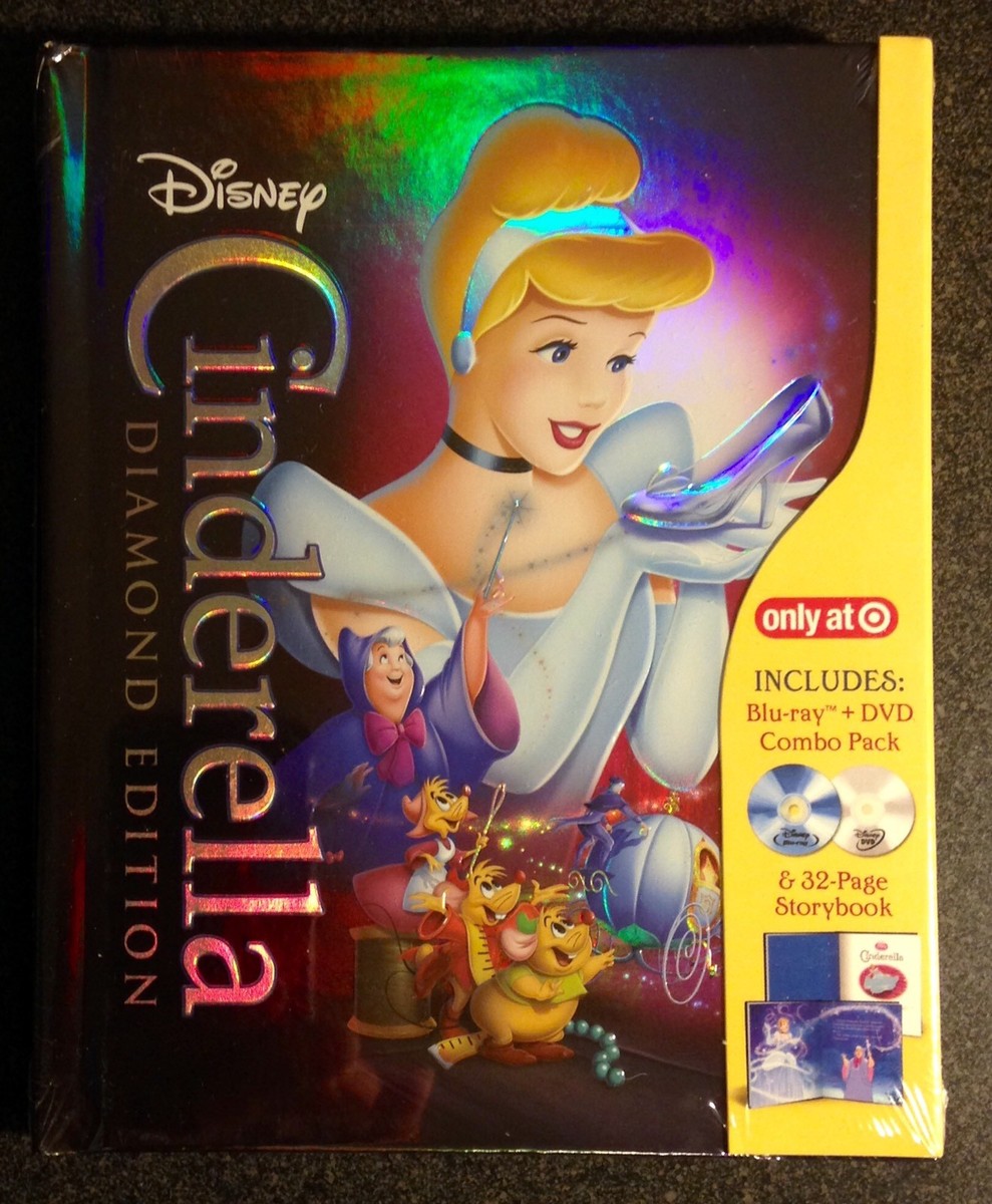 【中古】 Cendrillon [DVD] [輸入盤] Disney CINDERELLA Blu-Ray DVD DigiBook 32p Storybook Target