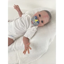 Reborn Doll Magnetic Pacifier Dumbo Disney Reversible Magnet Blue