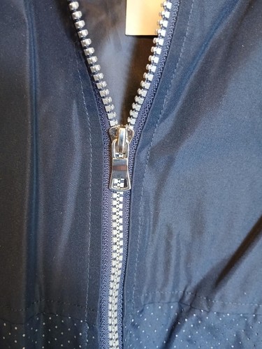 Catherine's Ladies Plus Size 2X Blue & Gray Hooded Rolled Sleeves Jacket NWT - Picture 6 of 14