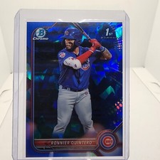 Ronnier Quintero - 2022 Bowman Sapphire Chrome Base 1st Prospect Cubs