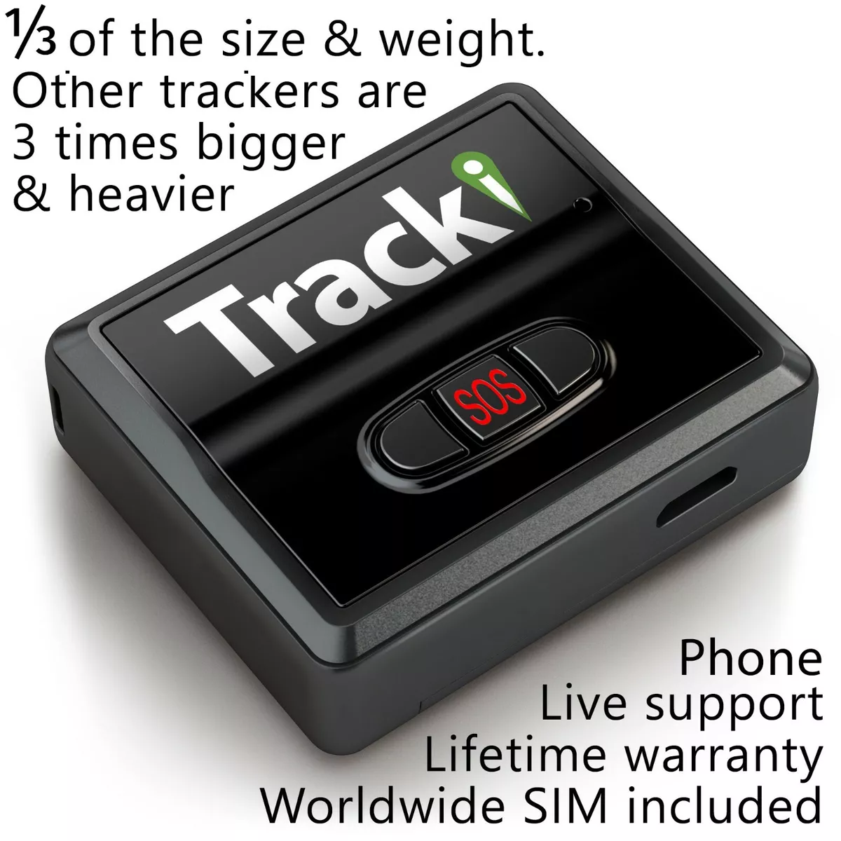 Tracki 4G GPS Tracker Vehicles Tracking device Car kids Mini magnetic Real  time