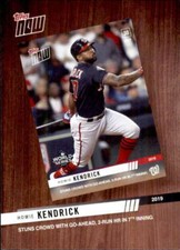 2020 Topps Best of Topps Now #BTN-2 Howie Kendrick Washington Nationals