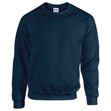 Image of Gildan Heavy Blend Crew Neck Sweatshirt Plain Pullover Jumper Casual Work Top