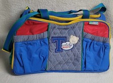 Vintage McBaby Teddy Baby McDonald  s Diaper Bag RARE Embroidered Teddy Bear