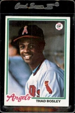 1978 Topps #619 Thad Bosley California Angels - Nice Card