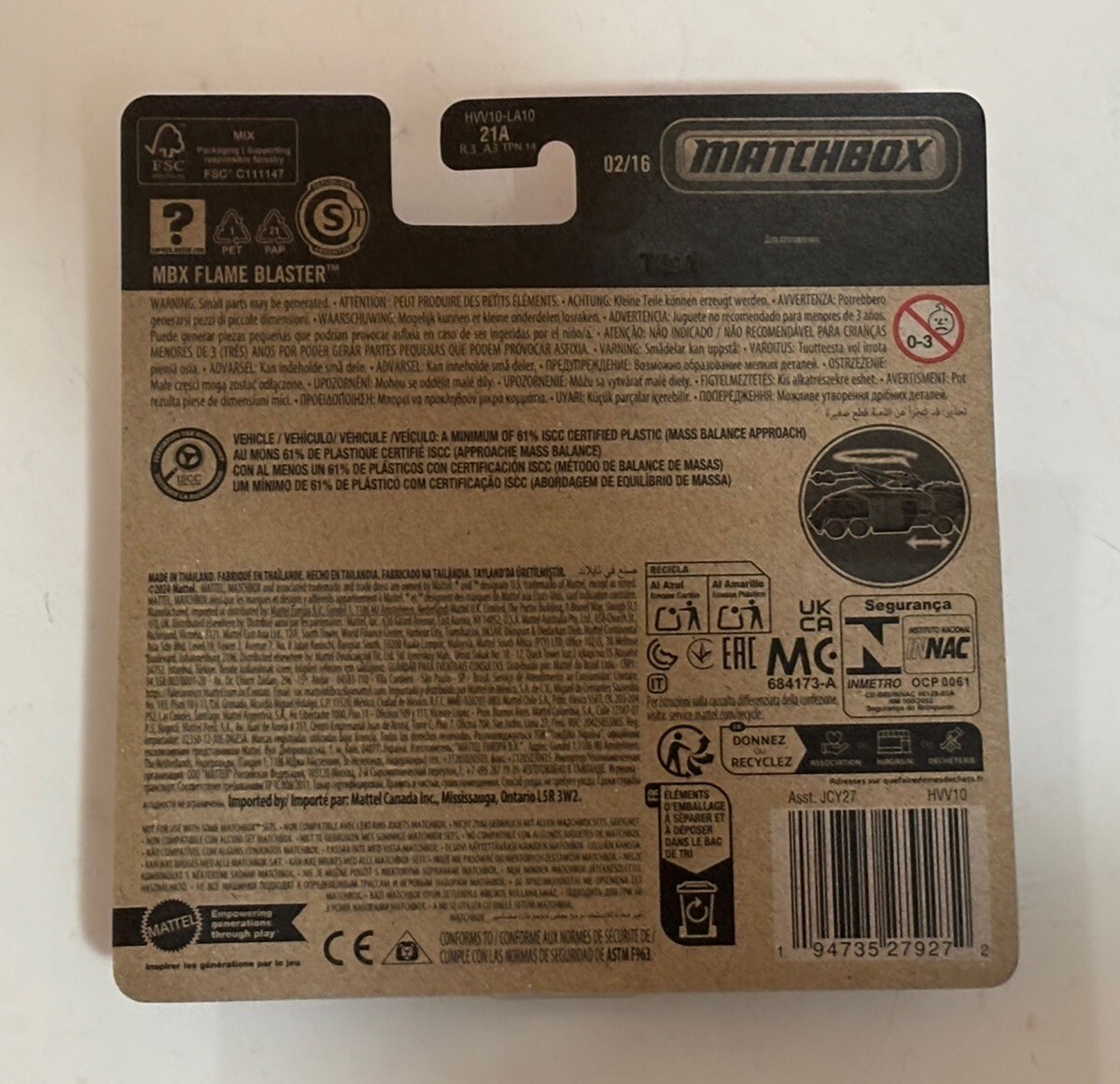 ミニカー MATCHBOX MBX FLAME BLASTER 2025 Matchbox Working Rigs MBX Flame Blaster NEW #2 *in