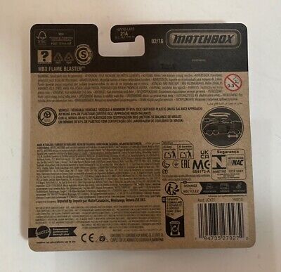 2025 Matchbox Working Rigs MBX Flame Blaster NEW #2 *in