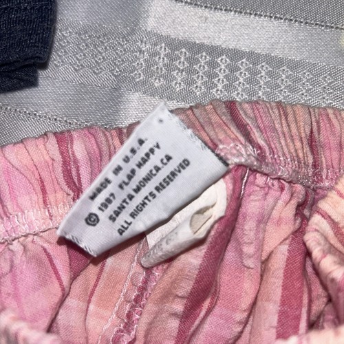 Vintage Girls Pink Size 8 Plaid Shorts Flap happy 1986 USA Elastic waist pockets - Picture 6 of 7