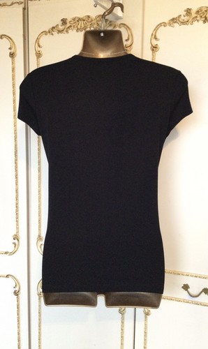 LIBRA DESIGNS UK 10 Ladies Black / Neon Multi Crystal Trim Twin Set NWT RP £199 - Picture 5 of 11