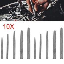 10PC/ Set Straight Fluted Screw Extractor Drill Square Easy Out Extraction Tool