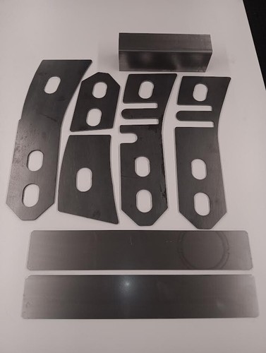 Nissan Navara D40 Chassis Repair Plate Kit Panel Rail Welding 5mm inc Channel - Picture 6 of 6