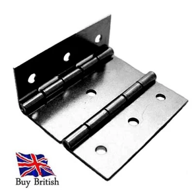 PENN-ELCOM Black Double Knuckle Hinge Heavy Duty 83.5mm x 70mm