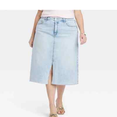 Ava & Viv denim skirt Size 16