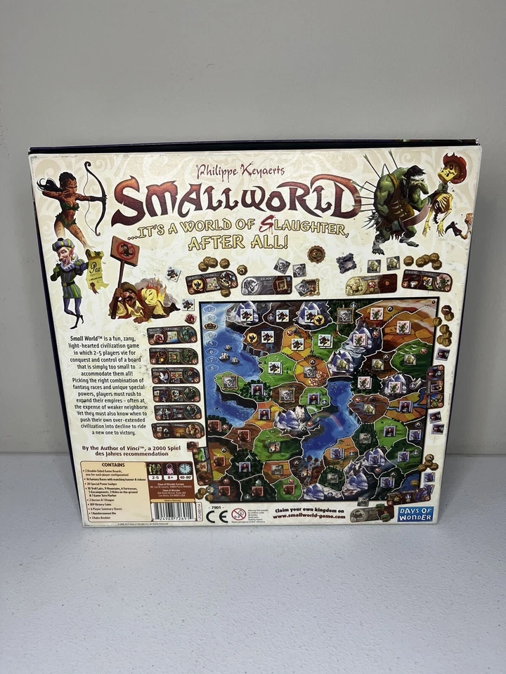 Philippe Kenaerts Days of Wonder Small World Board Game 100% Complete - Image 2 of 4
