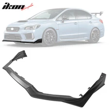 Fits 15-21 Subaru WRX STI S208 Style Front Bumper Lip Spoiler Unpainted PP 3PCS