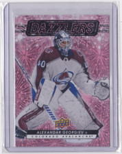 2023-24 UD SERIES 1 PINK DAZZLERS PARALLEL ALEXANDAR GEORGIEV #DZ-41 AVALANCHE