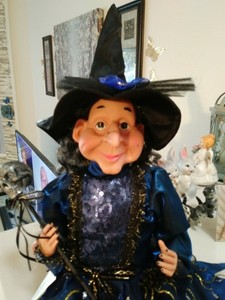collectible halloween witch dolls