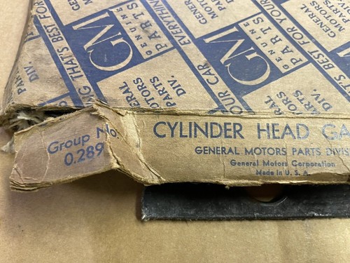 Chevrolet GM 216 Inline 6 Cylinder Head Gasket 1937 1940 1946 1948 839541 OEM - Picture 9 of 10