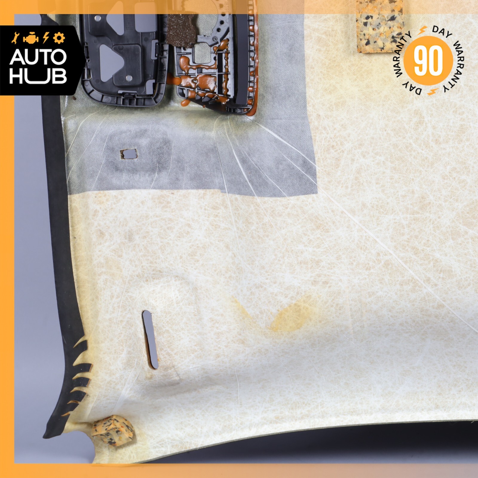 08-18 Maserati GranTurismo M145 Hardtop Headliner Cover Roof Trim Suede OEM 61k
