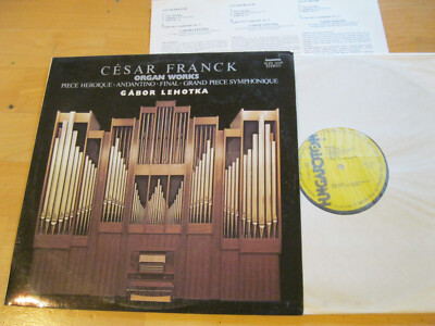 LP Cesar Franck Organ Works Gabor Lehotka Vinyl Hungaroton Ungarn SLPX 12529