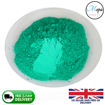 Kosmetik Glimmer Pulver grün persisch türkis Pigment Seife Badebomben Nailart 