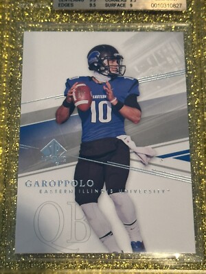 JIMMY GAROPPOLO BGS 9.5 GEM MINT 2014 SP AUTHENTIC BLUE JIMMY GAROPPOLO BGS 9.5 GEM MINT 2014 SP AUTHENTIC BLUE