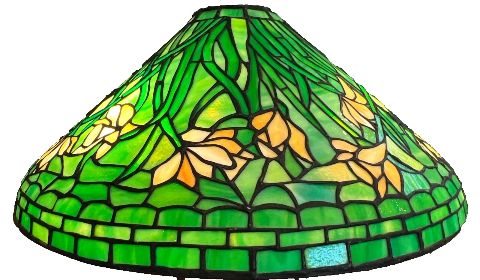 Glass Art Deco Multi-Color Architectural & Garden Antiques