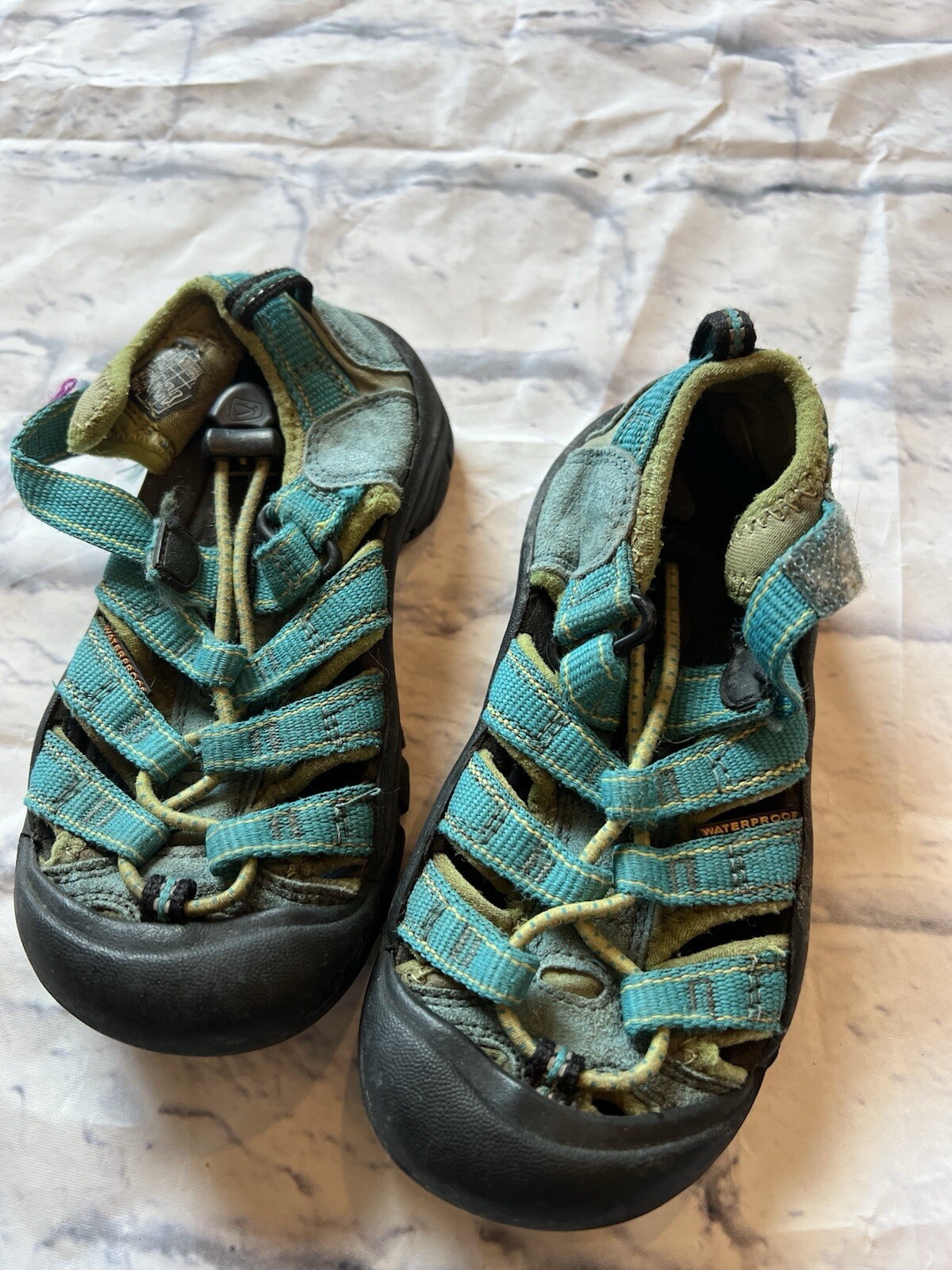 Sandali sportivi da trekking Keen bambino Newport H2 taglia 10 scarpe da acqua blu verde