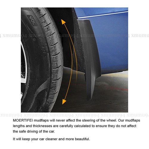 Mudflaps Mud Flaps Splash Guards Fenders Mudguards For Cadillac XT4 2024 2025 - Picture 3 of 7